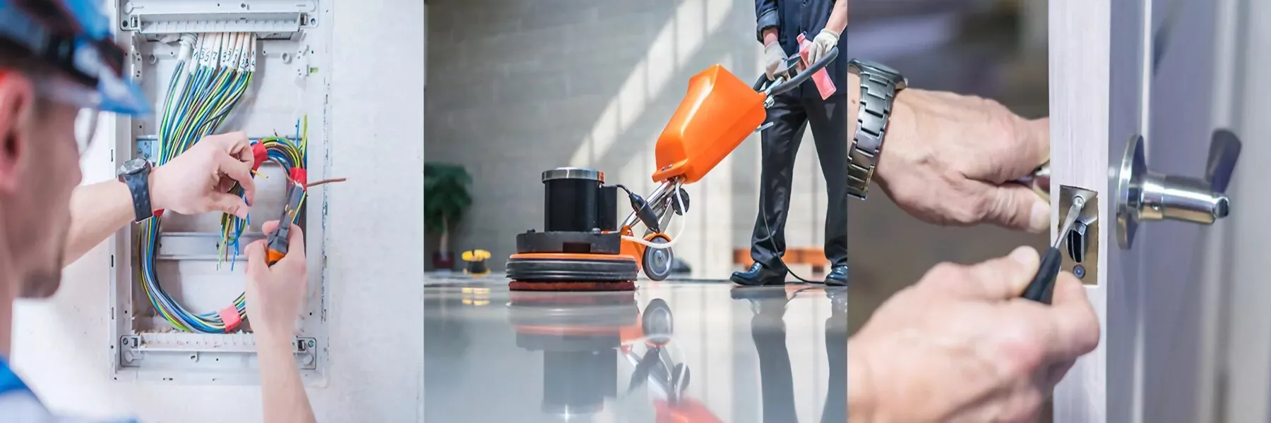 Prestationen in den Bereichen Reinigung und Reparatur in ganz Deutschland