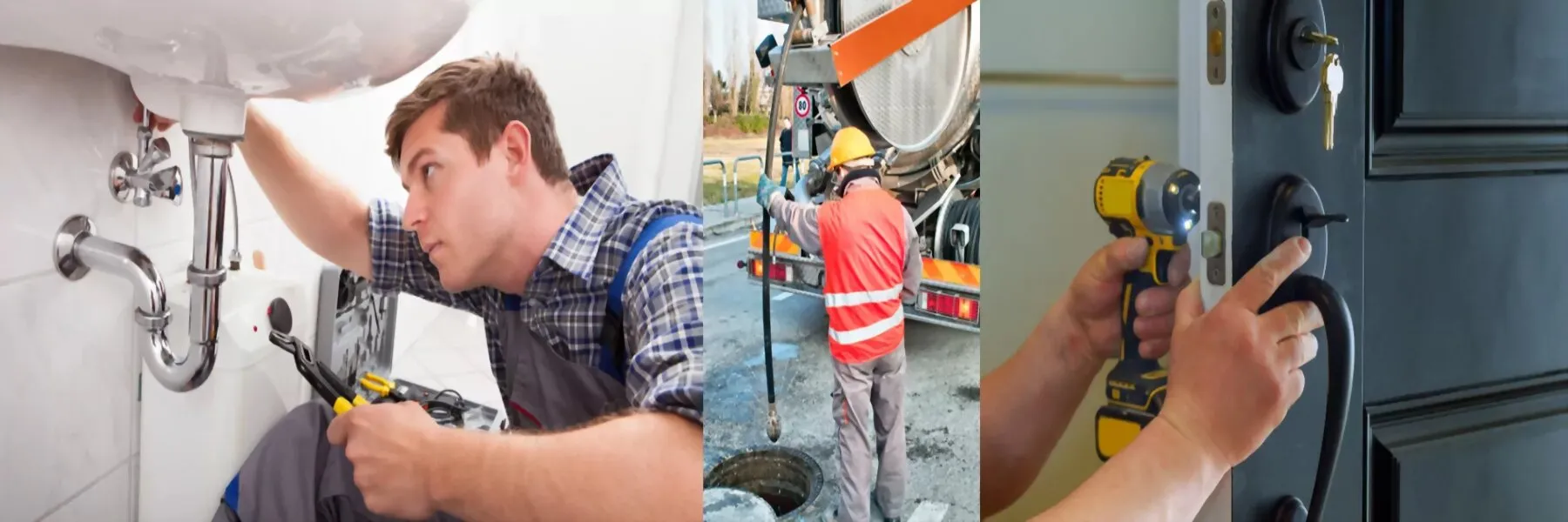 Vertrauen Sie Cleanolia Deutschland für alle Reparaturdienstleistungen wie Elektrizität, Sanitär, Schlosserei, Videoüberwachung ...